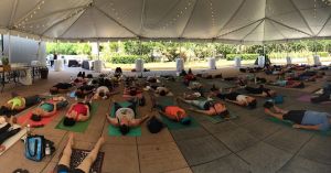 Yoga Class laying down