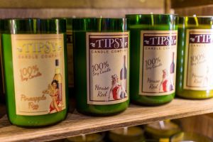 Tipsy candles