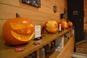 Carved pumpkins