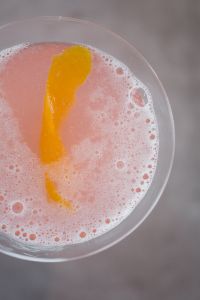 Pink Cocktail with an orange skin