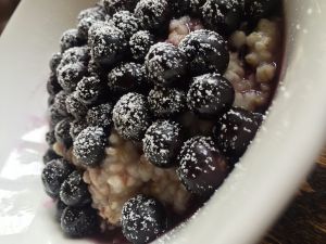 Blueberry oatmeal